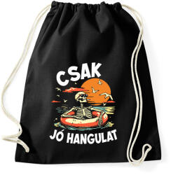 printfashion Csak jó hangulat - Sportzsák, Tornazsák - Fekete (18459935)
