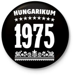 printfashion HUNGARIKUM egyedi dátummal - Kitűző, hűtőmágnes - Fekete (18174460)