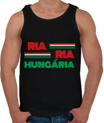 printfashion RIA RIA Hungária (5) - Férfi atléta - Fekete (18261874)