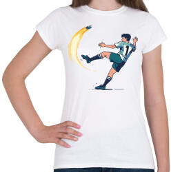 printfashion Szabadrúgás - Női póló - Fehér (17860265)