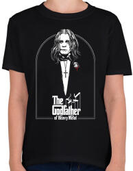 printfashion Ozzy Osbourne The Godfather of heavy metal - Gyerek póló - Fekete (17874650)