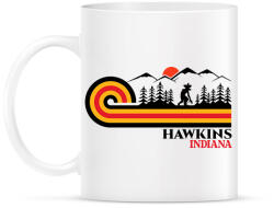 printfashion Hawkins indiana retro - Bögre - Fehér (18106986)