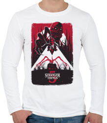 printfashion Stranger Things 5 - Férfi hosszú ujjú póló - Fehér (17954163)