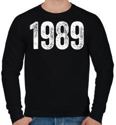 printfashion 1989 - Férfi pulóver - Fekete (18254217)
