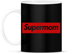 printfashion Supermom - Bögre - Fekete (18327400)
