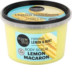 Organic Shop „Lemon Macaron feszesítő testradír citrommal és mentával