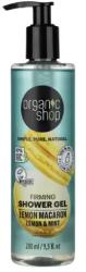 Organic Shop Lemon macaron Feszesítő tusfürdő citrommal és mentával