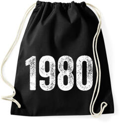 printfashion 1980 - Sportzsák, Tornazsák - Fekete (18249785)