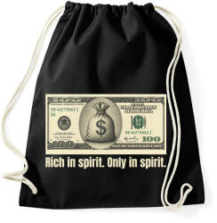 printfashion Rich in spirit - Sportzsák, Tornazsák - Fekete (18464057)