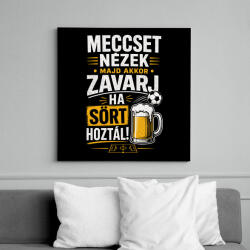 printfashion Apa, Sör, VB - Vászonkép - Fekete (18430489)