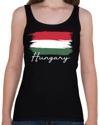 printfashion Magyar zászló - Hungary - Női atléta - Fekete (18215770)
