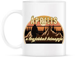 printfashion _a legjobbak hónapja április - Bögre - Fehér (18273726)