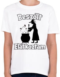 printfashion beszólt elátkoztam - Gyerek póló - Fehér (18272171)