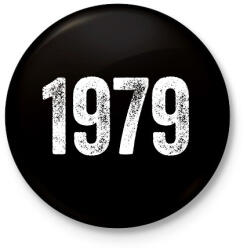 printfashion 1979 - Kitűző, hűtőmágnes - Fekete (18249058)