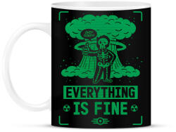 printfashion Fallout Vault Boy - Bögre - Fekete (18140287)