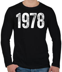 printfashion 1978 - Férfi hosszú ujjú póló - Fekete (18248188)