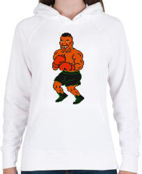 printfashion Pixel Tyson - Női kapucnis pulóver - Fehér (18453946)