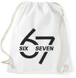 printfashion 67 - six seven - Sportzsák, Tornazsák - Fehér (18166979)