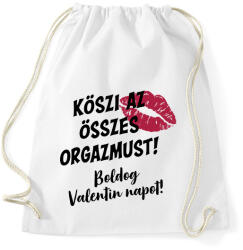 printfashion Köszi az összes orgazmust - Sportzsák, Tornazsák - Fehér (18112551)