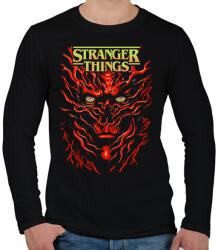 printfashion Stranger Things 5 Vecna - Férfi hosszú ujjú póló - Fekete (17955937)