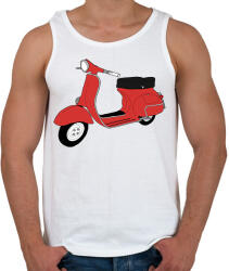 printfashion Motor - Férfi atléta - Fehér (18286631)