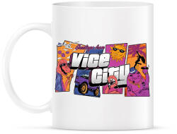 printfashion Vice City kalandok - Bögre - Fehér (18484918)