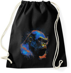 printfashion Színes gorilla - Sportzsák, Tornazsák - Fekete (17862651)