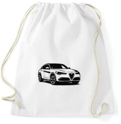 printfashion Alfa Romeo Stelvio - Sportzsák, Tornazsák - Fehér (17939182)