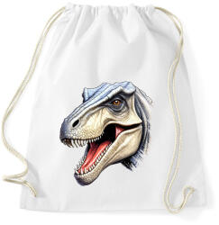 printfashion T-rex - Sportzsák, Tornazsák - Fehér (18001182)