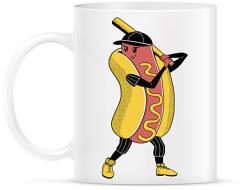 printfashion Hot dog baseball - Bögre - Fehér (18039426)