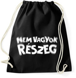 printfashion nem vagyok részeg - Sportzsák, Tornazsák - Fekete (18155864)