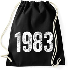 printfashion 1983 - Sportzsák, Tornazsák - Fekete (18252533)