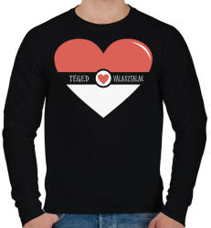 printfashion Téged választalak - Férfi pulóver - Fekete (18111111)