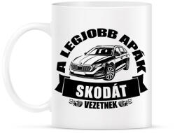 printfashion Skodás apák - Bögre - Fehér (18385444)