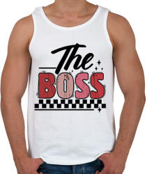 printfashion BossP - Férfi atléta - Fehér (18114677)