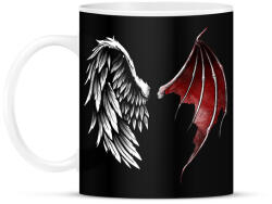 printfashion Lucifer szárnya - Bögre - Fekete (18406634)