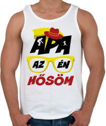 printfashion Apa az én hősöm - Férfi atléta - Fehér (18406674)