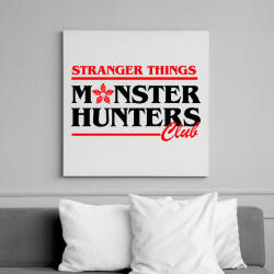 printfashion Monster Hunters Club - Vászonkép - Fehér (17951850)