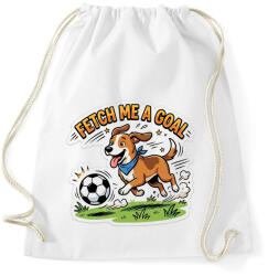 printfashion Dog foci - Sportzsák, Tornazsák - Fehér (18481460)