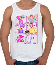 printfashion Saja Boys - Férfi atléta - Fehér (17870502)