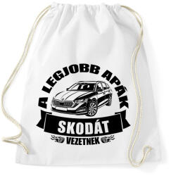 printfashion Skodás apák - Sportzsák, Tornazsák - Fehér (18384272)