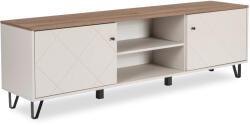 Mebel Elite BACARDI TV-szekrény 183 cm, kasmír/Castello tölgy (W-BILBAO-BL2-DCAS-KASZ-RTV)