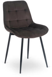 Mebel Elite Modern étkezőszék CHRIS barna bársony (ME-CHRIS-BR-CZ-V-K)