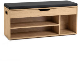 Mebel Elite Cipősszekrény ALEC 100 cm tölgy fekete (ME-ALEC-D-CZ-SZAFKBUT)