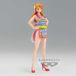 BANDAI One Piece DXF The Grandline Lady Wanokuni Vol. 8 - Figurina Nami (15cm) (4983164193848) Figurina