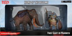 WizKids Dungeons & Dragons: D&D Icons of the Realms Miniatures: Snowbound Frost Giant and Mammoth Premium Se (634482960776) Figurina