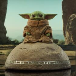 Gentle Giant LTD Star Wars: The Mandalorian Grogu On Seeing Stone 1/6 Scale Milestones Statue (699788844588) Figurina