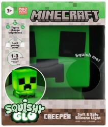 Paladone Lampa Minecraft Creeper SquishyGlo Silicone Light Rechargable (5056577757651) Figurina