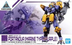 BANDAI Gundam 30MM bEXM-15 Portanova Marine Type Purple 1/144 (4573102590206) Figurina