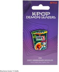 Cinereplicas KPop Demon Hunters Zoey Hamburger Noodles Pin Oficial (4895205625396) Figurina